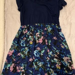 Floral Short Sleeve Dress